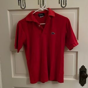 Lacoste terry towel shirt